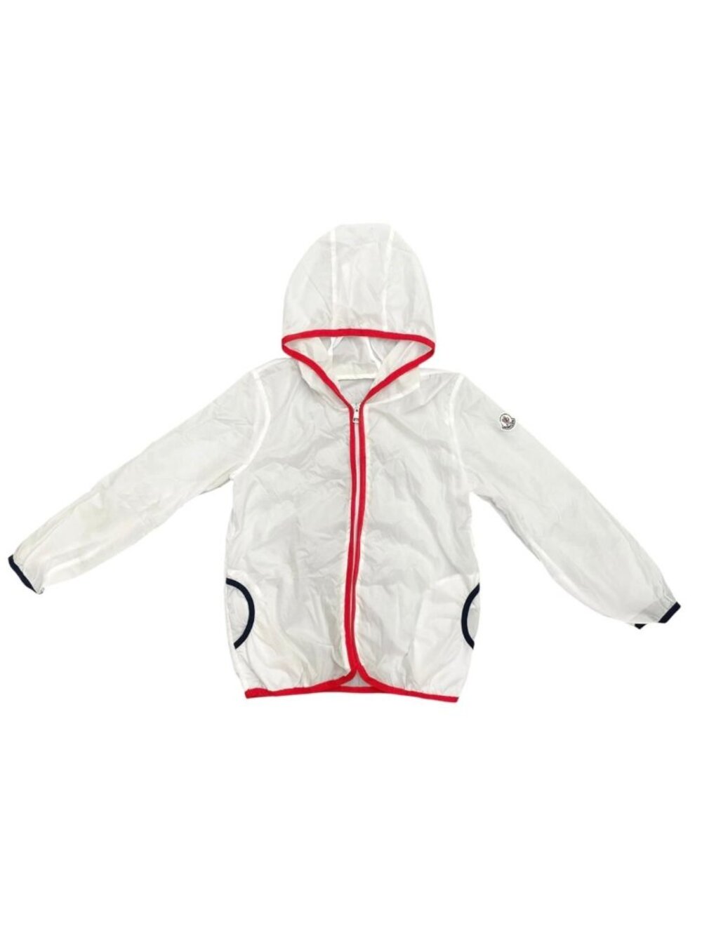 Moncler Jumper Nylon White Sweater